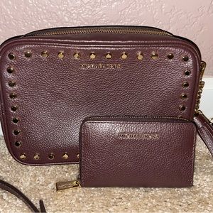 Michael Kors Crossbody Bag and matching wallet